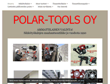 Tablet Screenshot of polartools.fi